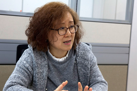 김종숙 교육훈련센터장. 우리나라 같은 원자력 공급국은 수출에 대한 책임이 자연스럽게 부가된다고 설명했다.
